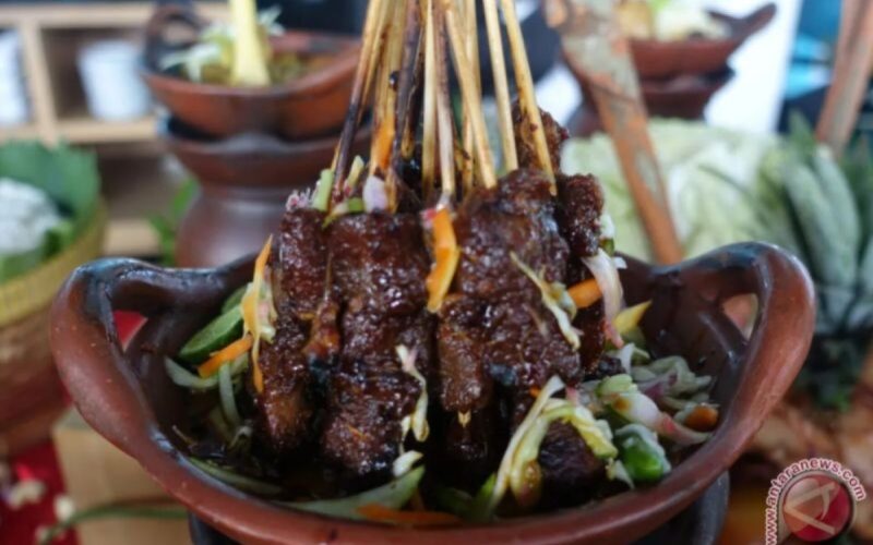 Resep sate kambing antibau perengus